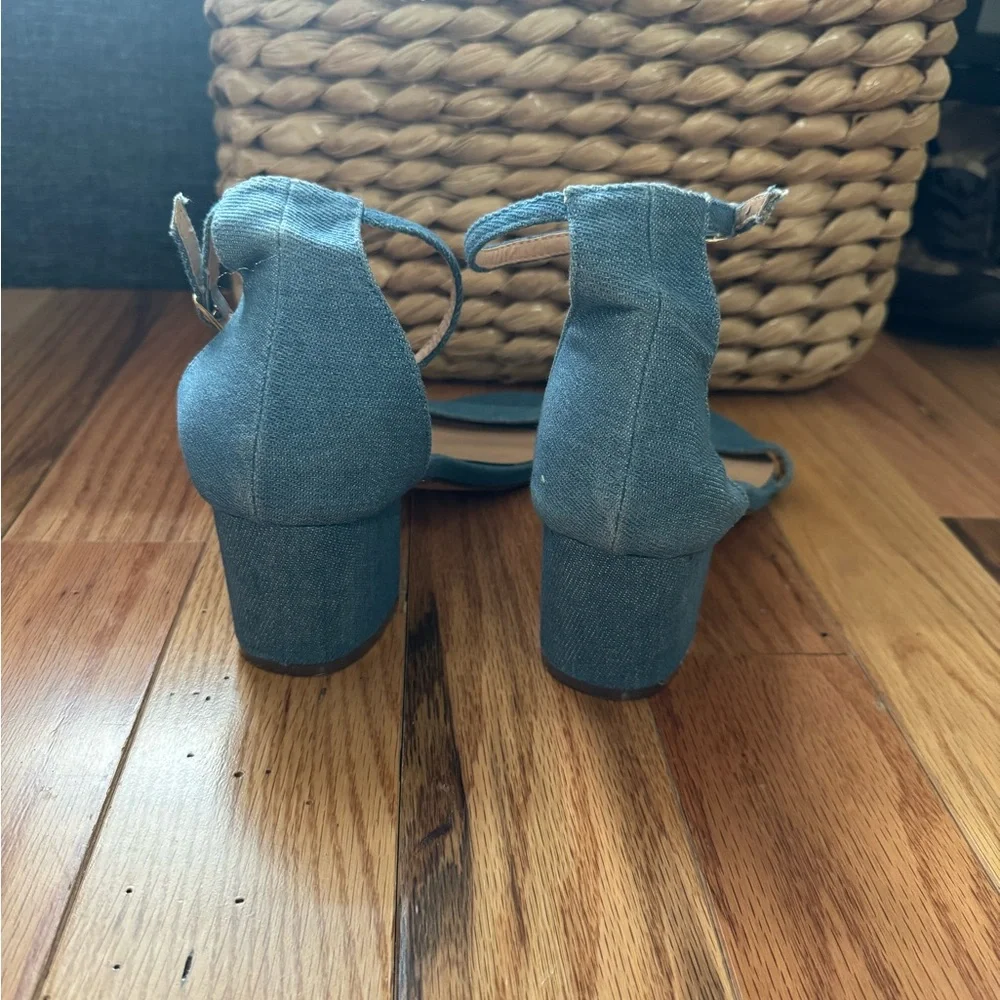 DONATING TMRW ! Denim heels! - Picture 6 of 6